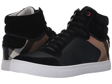 burberry sneakers men black|designer Burberry high top sneakers.